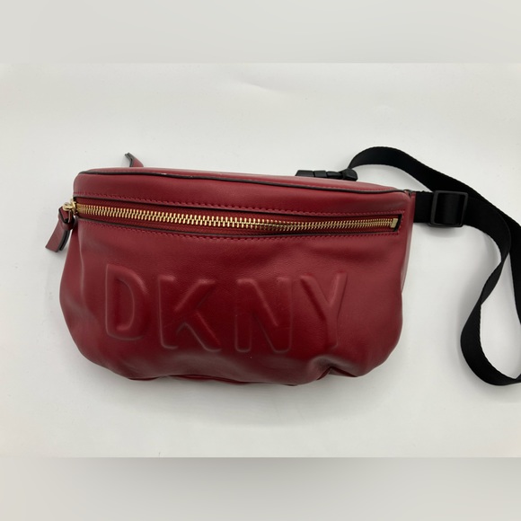 Dkny Bags Dkny Red Leather Fanny Pack Poshmark